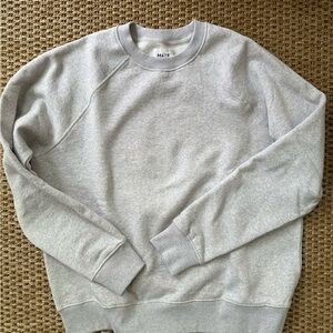 Mate the Label Light Gray Crewneck Sweatshirt